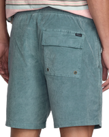 The RVCA Escape Elastic Cord II Walkshorts in Lead | Available at Anns Cottage