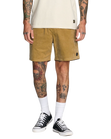 The RVCA Mens Escape Walkshorts in Ochre