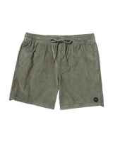 The RVCA Mens Escape Elastic Cord Walkshorts II in Sage Leaf