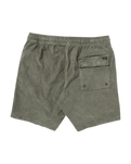The RVCA Mens Escape Elastic Cord Walkshorts II in Sage Leaf