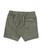 The RVCA Mens Escape Elastic Cord Walkshorts II in Sage Leaf