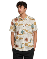 The RVCA Mens Anytime Shirt in Natural