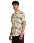The RVCA Mens Anytime Shirt in Natural