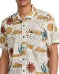 The RVCA Mens Anytime Shirt in Natural