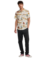 The RVCA Mens Anytime Shirt in Natural