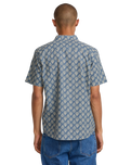 The RVCA Mens Vacationist Shirt in Indigo