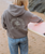 Cornwall Palm Faded Hoodie in Faded Grey