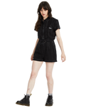 The Volcom Asphalt Jumpsuit in Black Marble Wash | Available at Anns Cottage