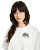 The Volcom Alix Nicloux 1 T-Shirt in Star White | Available at Anns Cottage