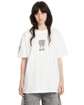The Volcom Alix Nicloux 3 T-Shirt in Star White | Available at Anns Cottage