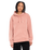 The Volcom Womens Spikstone Pullover Hoodie in Mauve Rose