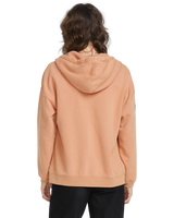 The Volcom Womens Stone Art Zip Hoodie in Sand Brown