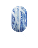 The Nalu Beads Polperro Bead in Blue & White