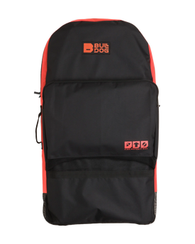 The Bulldog Bodyboard Bag in Black & Orange
