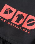 The Bulldog Bodyboard Bag in Black & Orange