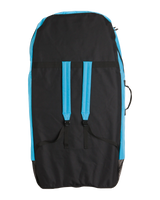 The Bulldog Triple Bodyboard Bag in Black & Cyan