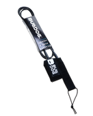 The Bulldog 8'0" Surfboard Ankle Leash in Black & White