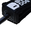 The Bulldog 8'0" Surfboard Ankle Leash in Black & White