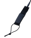 The Bulldog 8'0" Surfboard Ankle Leash in Black & White