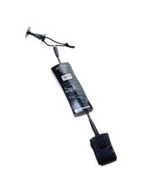 Session Bicep Coil Bodyboard Leash in Black & White