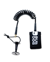Session Bicep Coil Bodyboard Leash in Black & White