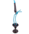 Wrist Coil Bodyboard Leash in Black & Cyan