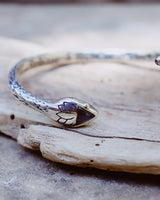 Serpent Cuff in Sterling Silver