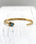 Serpent Cuff in Gold Plated Brass