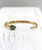 Serpent Cuff in Gold Plated Brass