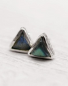 Shrine Studs in Sterling Silver
