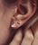 Shrine Studs in Gold Plated Sterling Silver