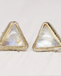 Shrine Studs in Gold Plated Sterling Silver