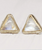 Shrine Studs in Gold Plated Sterling Silver