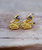 Serpent Studs in 22kt Gold Vermiel
