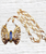The Bahgsu Jewels Monarch Moon Necklace in Gold Plated Brass