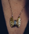 The Bahgsu Jewels Monarch Moon Necklace in Gold Plated Brass