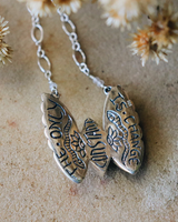 The Bahgsu Jewels Monarch Moon Necklace in Sterling Silver