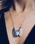The Bahgsu Jewels Monarch Moon Necklace in Sterling Silver