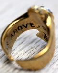 As Above Ring in Gold Plated Brass
