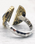 The Bahgsu Jewels Shape Shift Ring in Silver Two Tone Brass Turquoise