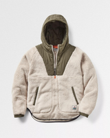 The Passenger Womens Beaumont Recycled 1/2 Zip Fleece Jacket in Warm Ivory