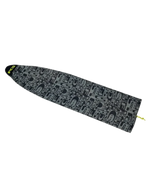 Stretch All Purpose Board Sock in Monogram & Coal Lime