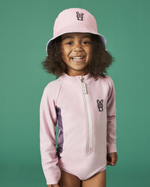The Roarsome Girls Girls Hop The Bunny Swimsuit in Pink