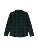 Boys Bowered Fleece Overshirt in Scarab