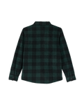 Boys Bowered Fleece Overshirt in Scarab