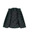 Boys Bowered Fleece Overshirt in Scarab