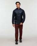The Cotopaxi Mens Capa Hybrid Insulated Hooded Jacket in Carbon