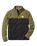 The Passenger Mens Set Off Polar 1/4 Zip Fleece Jacket in Khaki