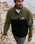 The Passenger Mens Set Off Polar 1/4 Zip Fleece Jacket in Khaki