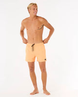 The Rip Curl Mens Offset Volley Shorts in Mandarin